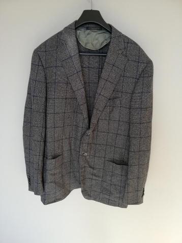 Blazer/ colbert Corneliani grijs geruit wol/zijde L/54 beschikbaar voor biedingen