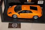1:18 Lamborghini Murcielago orange Autoart 74512 in box WRH, Ophalen of Verzenden, Zo goed als nieuw, Auto, Autoart