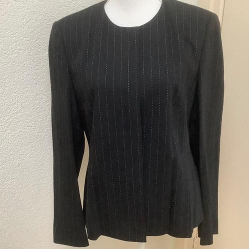 Prachtig zwart Hauber pak maat 40 // zgan, Kleding | Dames, Jasjes, Kostuums en Pakken, Zo goed als nieuw, Zwart, Ophalen of Verzenden