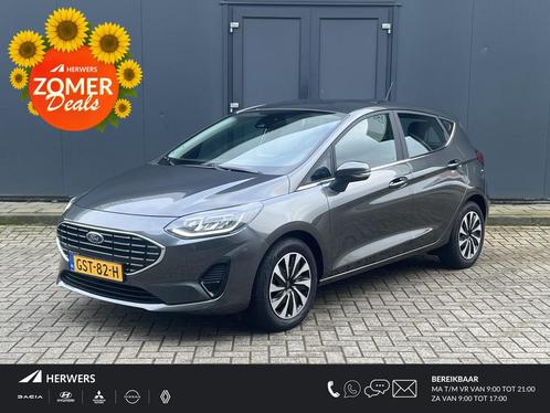 Ford Fiesta 1.0 EcoBoost Hybrid Titanium Automaat / Android, Auto's, Ford, Bedrijf, Te koop, Fiësta, ABS, Airbags, Airconditioning