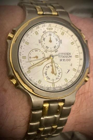 Citizen chrono titanium  beschikbaar voor biedingen