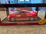 1/18 Autoart Peugeot 307 WRC 2004 M. Gronholm originele doos, Hobby en Vrije tijd, Modelauto's | 1:18, Ophalen of Verzenden, Zo goed als nieuw