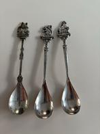 Antieke Theelepels met Dierenfiguren - Echt Pleet 90, Gerard, Ophalen of Verzenden