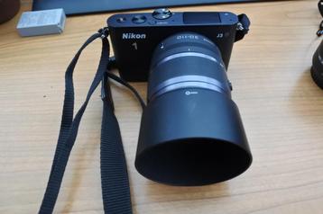 Nikon 1 J3 systeemcamera met 10-30 en 30-110 objectieven beschikbaar voor biedingen