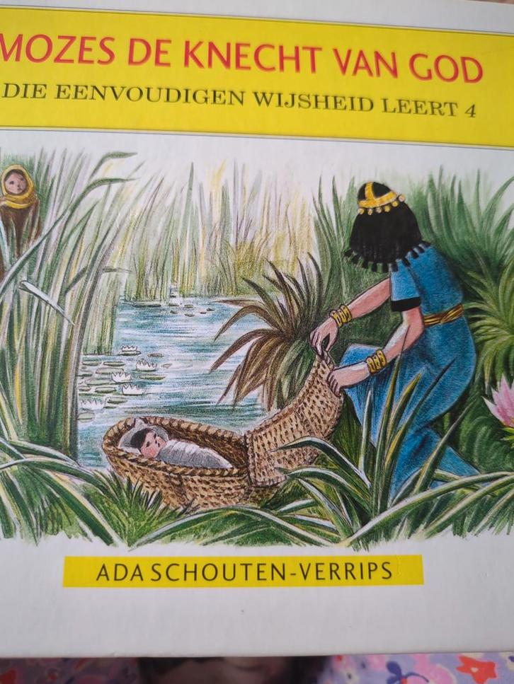 Mozes de Knecht van God - Ada Schouten-Verrips, Boeken, Kinderboeken | Jeugd | onder 10 jaar, Gelezen, Sprookjes, Ophalen of Verzenden
