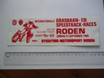 sticker oud Roden Motorcross FIM Knmv 1980 GOUDEN HELM cross, Verzamelen, Overige typen, Zo goed als nieuw, Verzenden