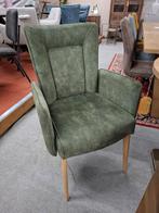 2 Nieuwe Armleuning stoelen, houten poot, olijf, Greep, H&H, Huis en Inrichting, Stoelen, Ophalen, Hout, Twee, Overige kleuren