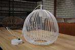 4 x witte open hanglamp draadlamp Rilana Light & Living, Ophalen of Verzenden, Zo goed als nieuw, Metaal