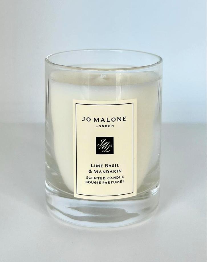 Jo Malone Lime Basil & Mandarin Scented Candle 65g, Huis en Inrichting, Woonaccessoires | Kandelaars en Kaarsen, Nieuw, Kaars