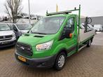 Ford Transit 350 2.0TDCI Openlaadbak HIAB T-CLX013 Kraan Air, Euro 6, 4 cilinders, Bedrijf, 2 stoelen