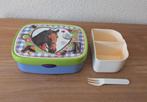 Mepal broodtrommel / lunchtrommeI I love horses paars, Ophalen, Gebruikt