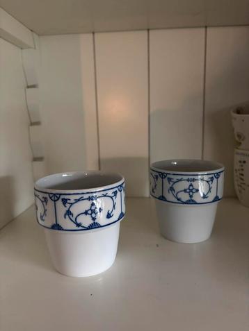 2 Vintage Blau Saks Jäger Eisenberg Mokken beschikbaar voor biedingen