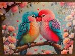 Puzzel 500 stukjes Love Birds, Hobby en Vrije tijd, Denksport en Puzzels, Ophalen of Verzenden, 500 t/m 1500 stukjes, Zo goed als nieuw