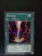 Raigeki LOB-E042 1st Edition, Hobby en Vrije tijd, Verzamelkaartspellen | Yu-gi-Oh!, Ophalen of Verzenden, Gebruikt, Losse kaart