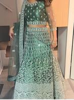 Indian lahenga, Ophalen, Zo goed als nieuw, Blauw, Overige typen