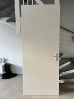 Deur opdek, links draaiend, wit, 93 x 231,5 cm, Ophalen, 80 tot 100 cm, 215 cm of meer, Binnendeur