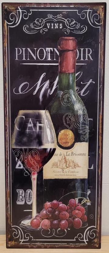  Pinot Noir rode wijn reclamebord van metaal wandbord deco  beschikbaar voor biedingen