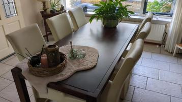 Set van 6 Eetkamerstoelen (moet weg) beschikbaar voor biedingen