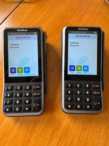Twee verifone v400m beschikbaar voor biedingen