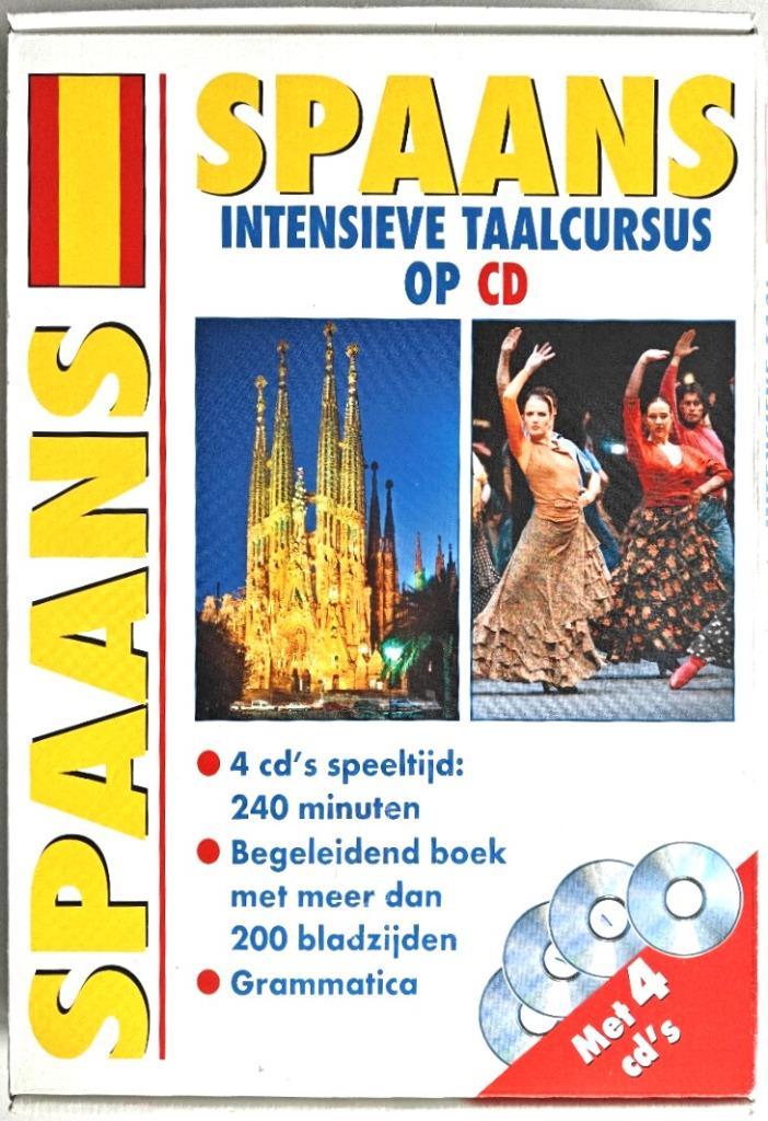 Intensieve Taalcursus op CD: SPAANS (4 CD's)., Boeken, Taal | Spaans, Zo goed als nieuw, Ophalen of Verzenden