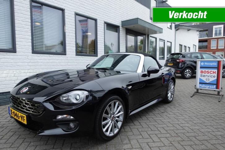 Fiat 124 SPIDER 1.4 M-AIR Turbo  LUSSO Automaat Leder Navi C, Auto's, Fiat, Bedrijf, 124 Spider, ABS, Airbags, Apple Carplay, Bluetooth