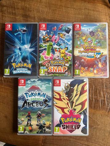 Nintendo Switch Games - Pokemon, Mario, Fire Emblem beschikbaar voor biedingen