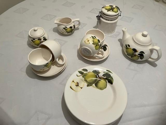 ontbijtservies, Ophalen