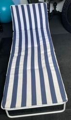 Zgan stretcher (lxbxh=190x67x30 cm)strand/tuin/camping, Ophalen, Zo goed als nieuw, Metaal, Verstelbaar