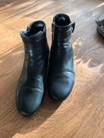 Enkellaarsjes, Dames, zwart leer,  Gabor, maat 39, Kleding | Dames, Schoenen, Ophalen of Verzenden, Zo goed als nieuw, Zwart