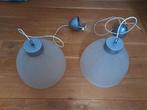2 IKEA Hanglampen - matglas, Huis en Inrichting, Lampen | Hanglampen, Ophalen, Gebruikt, Glas, Modern