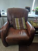 Fauteuil, Huis en Inrichting, Fauteuils, Ophalen, Gebruikt, Minder dan 75 cm, Leer