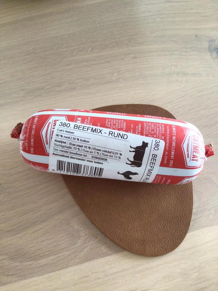 Beefmix  rund kattenvoer van Dogmeat (Barf), Dieren en Toebehoren, Dierenvoeding, Kat, Ophalen