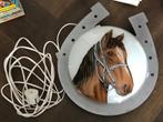 WandLamp met paarden motief, Huis en Inrichting, Minder dan 50 cm, Gebruikt, Ophalen of Verzenden, Glas