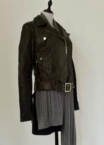 Elisabetta Franchi (M) 37/340 twv 1.370,- leren bikerjack, Kleding | Dames, Ophalen of Verzenden, Zo goed als nieuw, Maat 34 (XS) of kleiner