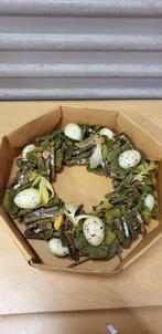 krans met eieren en hout stukjes, Ophalen of Verzenden, 'T Olde Gre-j, Info@toldegrej.nl, Endepoelstraat 20f Didam