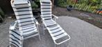 Klapstoel, Tuin en Terras, Tuinstoelen, Ophalen, Gebruikt, Aluminium, Verstelbaar