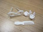 VINTAGE BARBIE CLONE SCHOENTJES/BRILLETJE/KAMMETJE, Verzamelen, Poppen, Ophalen of Verzenden, Zo goed als nieuw, Accessoires