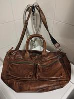 CowboysBag nummer 1030 leren weekendtas schoudertas, Ophalen of Verzenden, Bruin, Leer