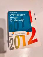 Wetteksten Hoger Onderwijs 2011/2012, Boeken, Studieboeken en Cursussen, Ophalen of Verzenden, Gamma, Zo goed als nieuw, HBO
