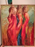 Olieverf-Linnen, Antiek en Kunst, Ophalen of Verzenden