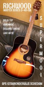 NIEUWE RICHWOOD MASTER SERIES D-40-SB, Ophalen of Verzenden, Nieuw, Western- of Steelstringgitaar