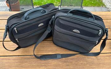 Tweemaal Samsonite reistas/schoudertas beschikbaar voor biedingen