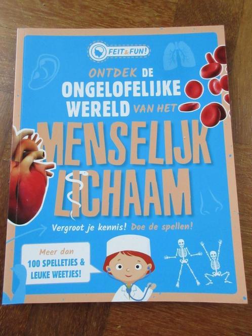 Ontdek de ongelofelijke wereld van het menselijk lichaam, Boeken, Kinderboeken | Jeugd | onder 10 jaar, Gelezen, Non-fictie, Ophalen of Verzenden