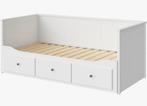 Ikea Hemnes uitschuifbed 2 persoons (2x80cm), Ophalen, Kunststof, Gebruikt, 150 tot 200 cm