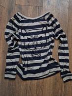 Leuk blauw/grijs shirt met print - Nikkie - Maat S, Blauw, Ophalen of Verzenden, Nikkie, Lange mouw