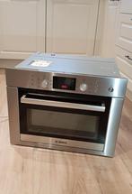 Bosch combi oven magnetron hetelucht grill, Gebruikt, Oven met grill, Inbouw, 45 tot 60 cm