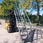 RVS trap, Doe-het-zelf en Verbouw, Ladders en Trappen, Ophalen, Gebruikt, Trap, 2 tot 4 meter