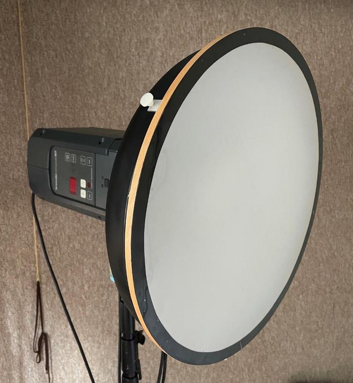 Broncolor Compuls 165/Beauty Disc/ Difuser/statief, Audio, Tv en Foto, Fotografie | Fotostudio en Toebehoren, Zo goed als nieuw