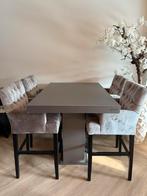 Bar eettafel + krukken van PUUUR, Huis en Inrichting, Ophalen, Gebruikt, 4 tot 6 stoelen