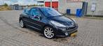 Peugeot 207 1.6 16V Turbo 3DRS 2008 Zwart, Auto's, Voorwielaandrijving, Zwart, 4 cilinders, Leder en Stof